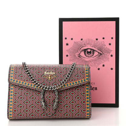 Gucci Calfskin Printed Garden Dionysus Chain Wallet Multicolor 12 of 12