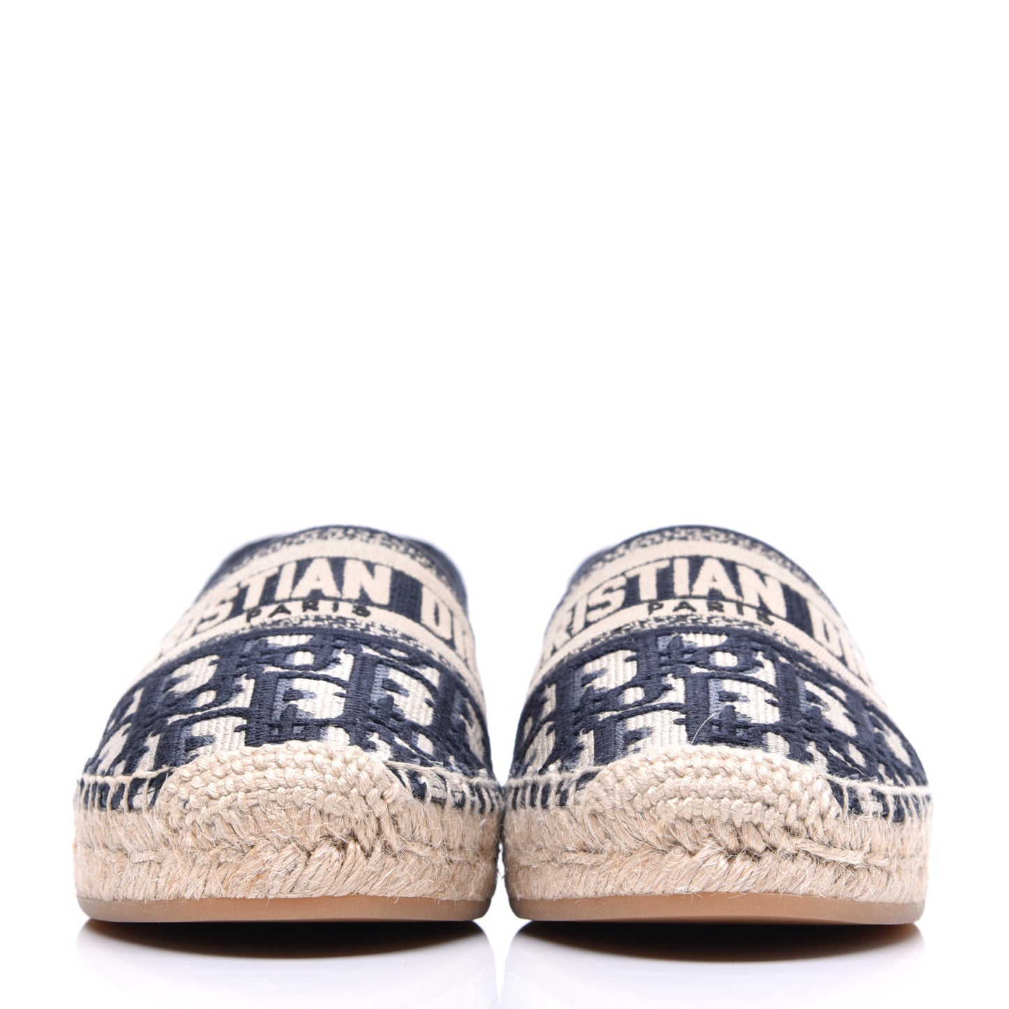 Oblique Embroidered Granville 15mm Espadrilles 37 Deep Blue