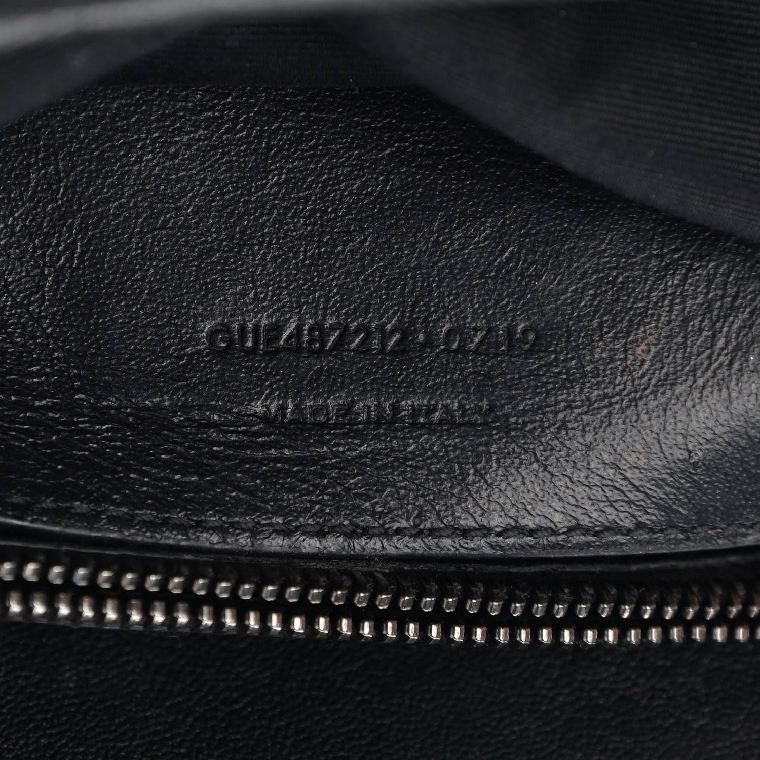 Saint Laurent Sheepskin Matelasse Chevron Monogram Large College Satchel Black 8 of 14