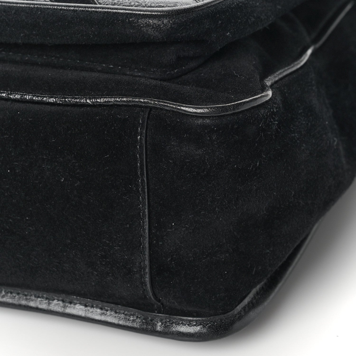 Saint Laurent Calfskin Ayers Star Patchwork Monogram Medium Niki Chain Satchel Black 8 of 8