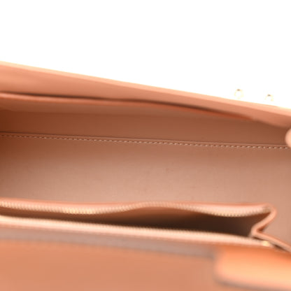 Delvaux Calfskin MM Tempete Satchel Camel 8 of 11