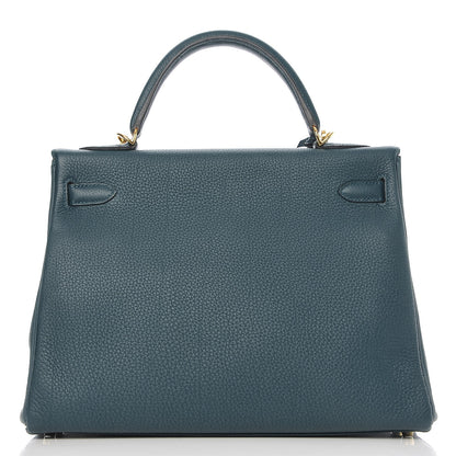 Hermes Togo Kelly Retourne 32 Colvert 5 of 35