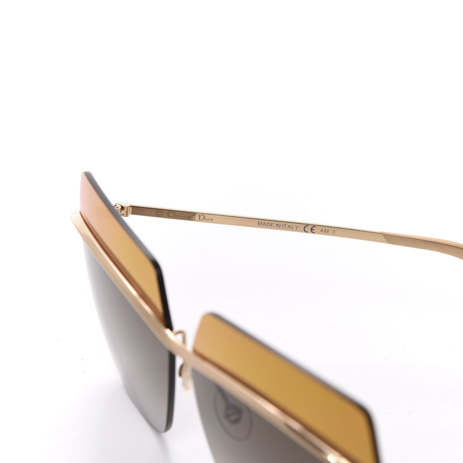 Christian Dior Metal DiorMetallic Sunglasses Grey Copper 5 of 9