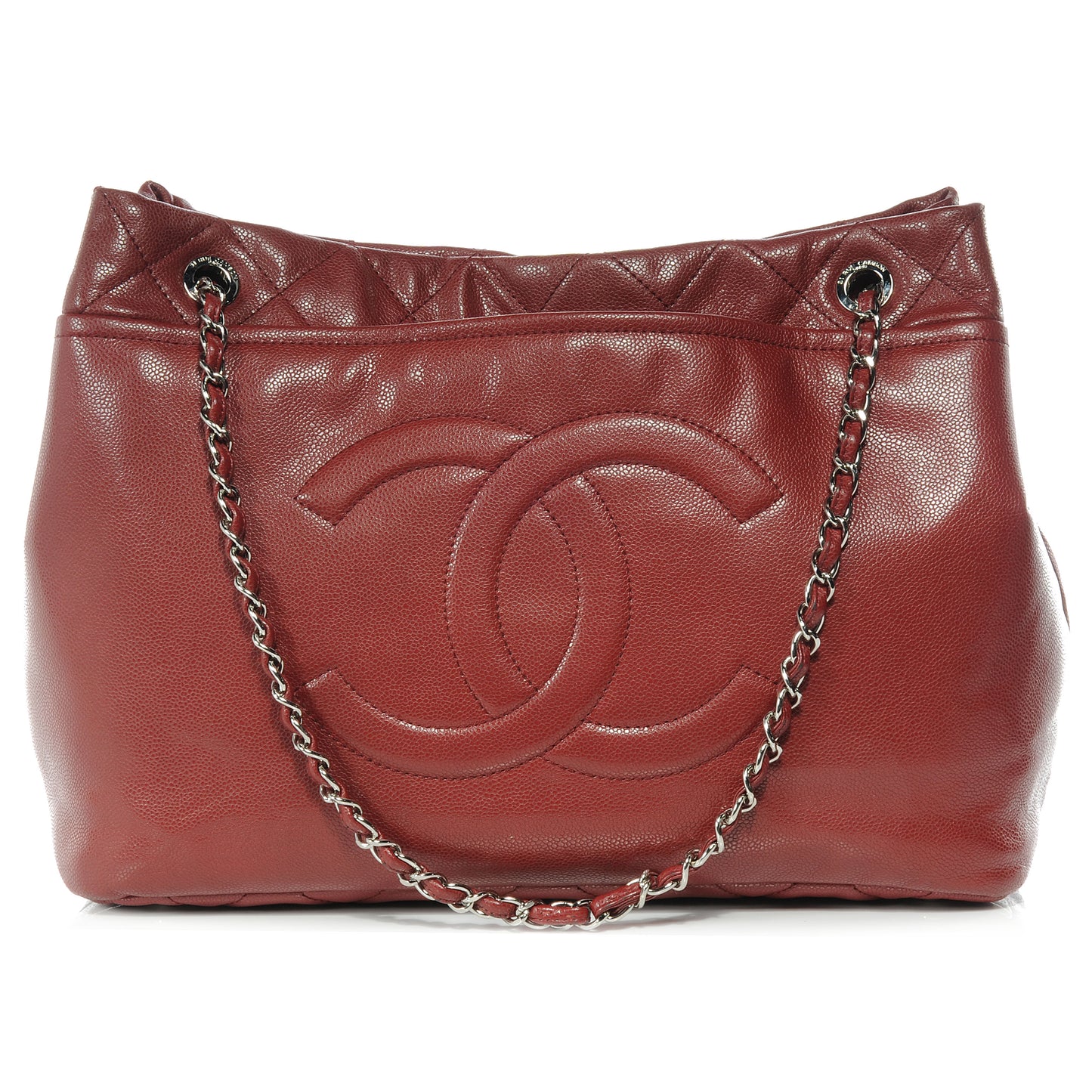 Caviar CC Timeless Soft Tote Red