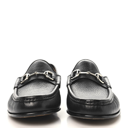Gucci Road Calfskin Mens Horsebit Loafers 8.5 Black 3 of 9