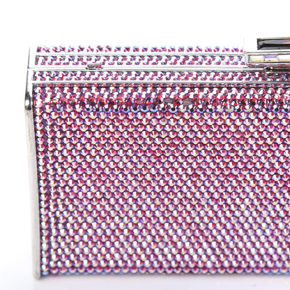 Judith Leiber Swarovski Crystal Minaudiere Clutch Pink 9 of 13