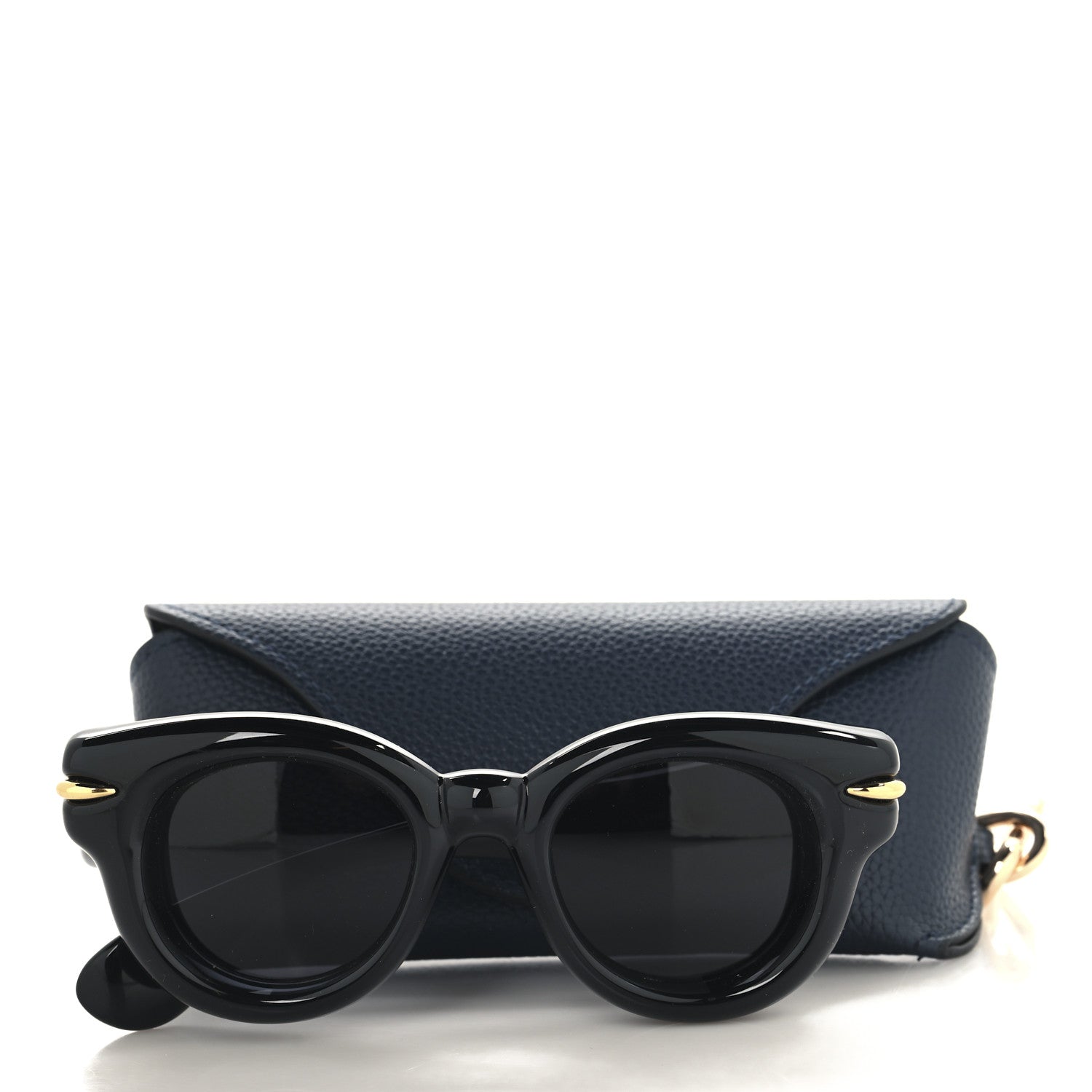 Loewe Acetate Inflated Pantos 46MM Sunglasses Black 7 of 7