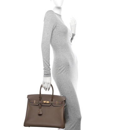 Hermes Epsom Birkin 35 Etoupe 2 of 11