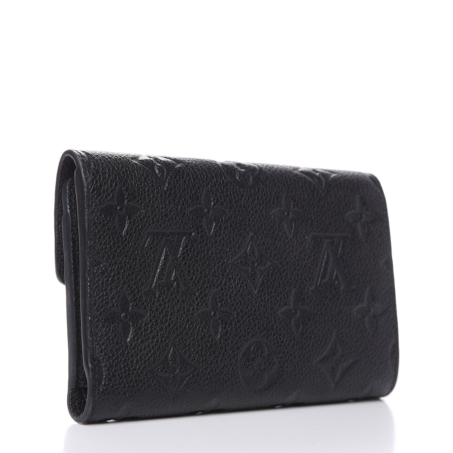 Louis Vuitton Empreinte Compact Curieuse Wallet Black 3 of 7