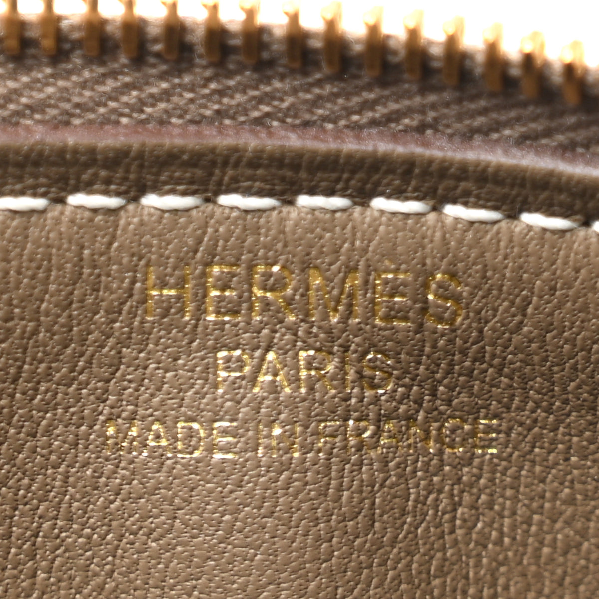 Hermes Evercolor Chaine d'Ancre Zipengo PM Toiletry Pouch Etoupe 6 of 8