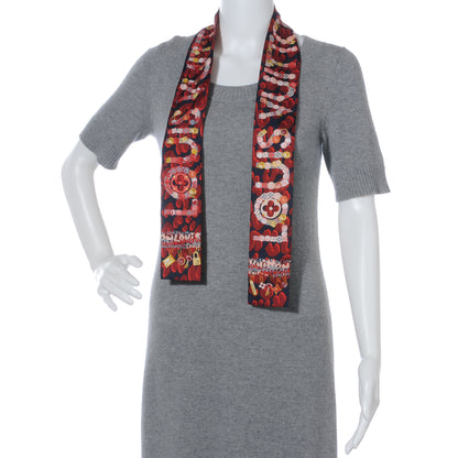 Louis Vuitton Silk Charms Scarf Bandeau 3 of 4