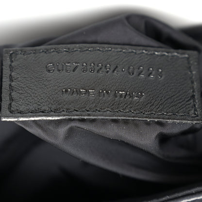 Saint Laurent Econyl Nylon Le 5 A 7 Hobo Black White 7 of 10