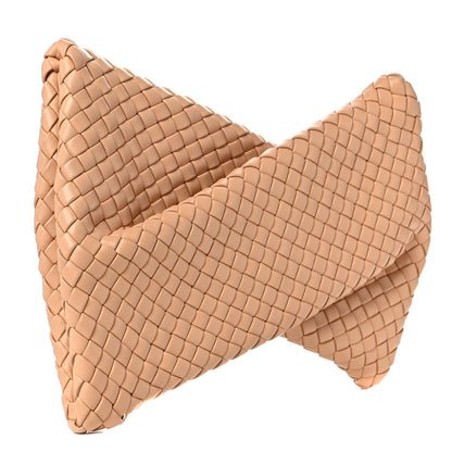 Bottega Veneta Nappa Intrecciato Crisscross Clutch Porridge 3 of 11