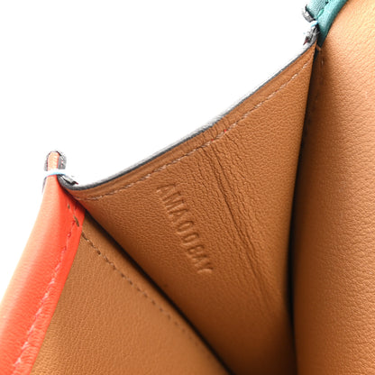 Hermes Veau Grizzly Swift Jige Elan 29 Clutch Malachite Bordeaux 14 of 16