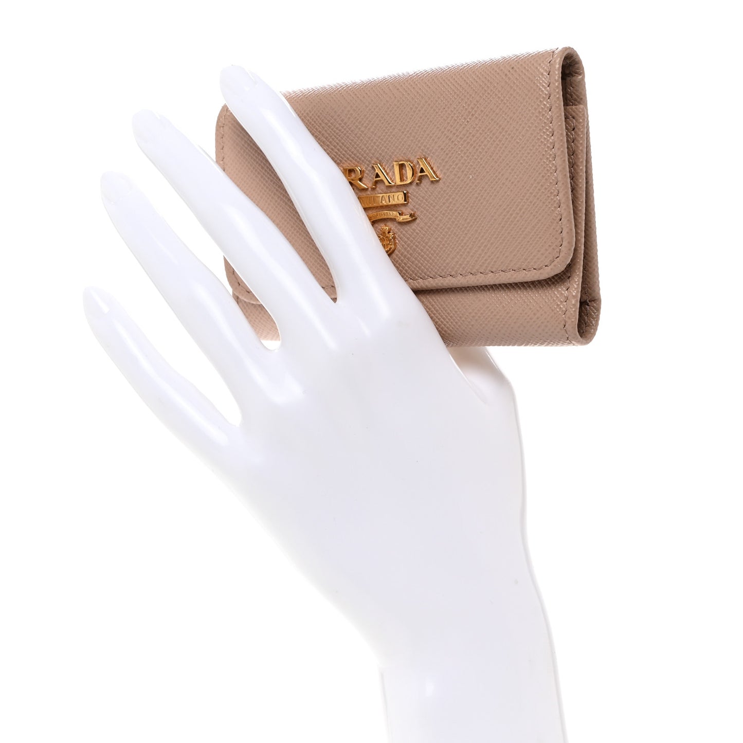 Saffiano 4 Key Holder Cammeo