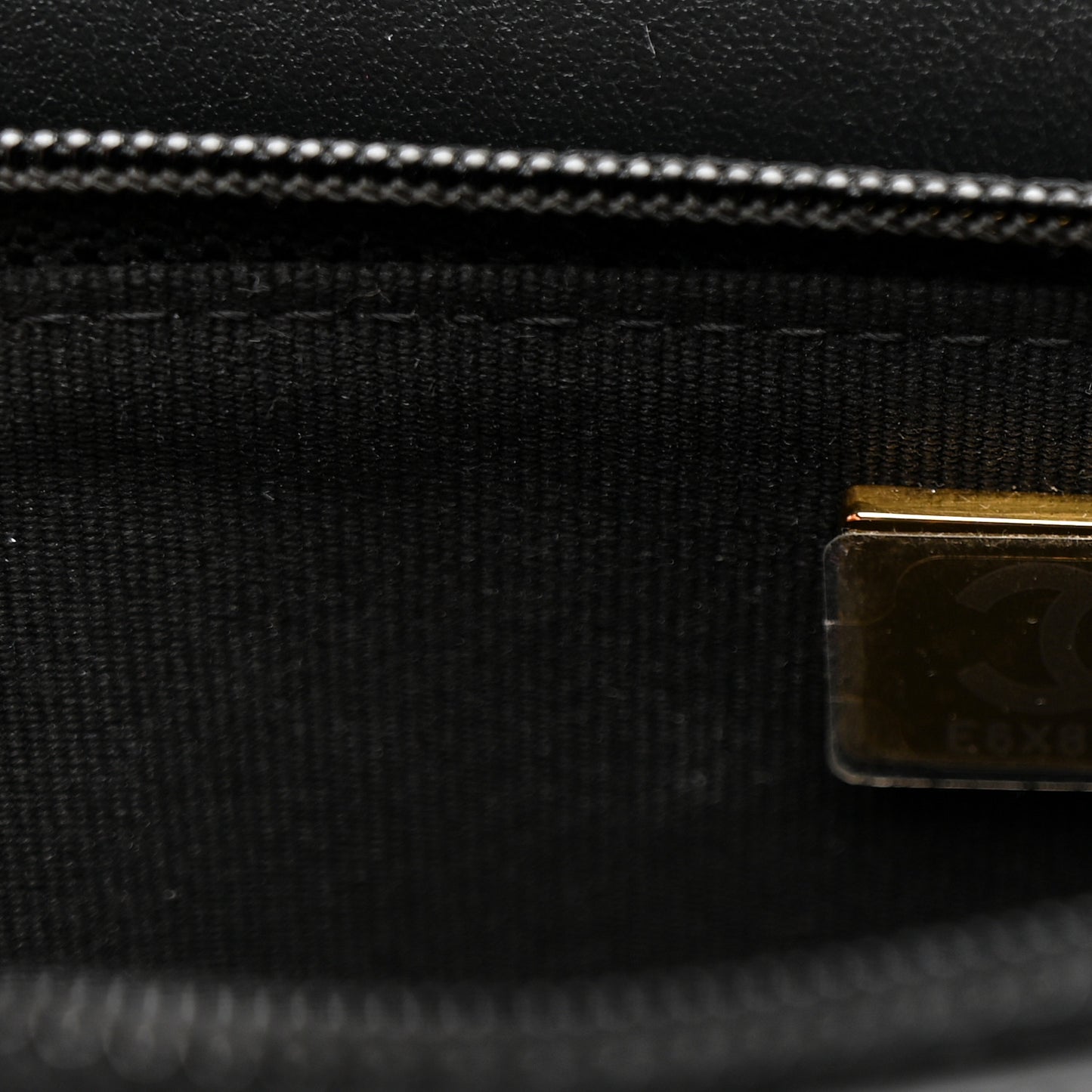 Caviar Quilted Boy Wallet On Chain WOC Black