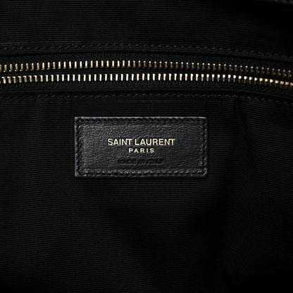 Saint Laurent Lambskin Quilted Maxi Icare Shopping Tote Black 7 of 11