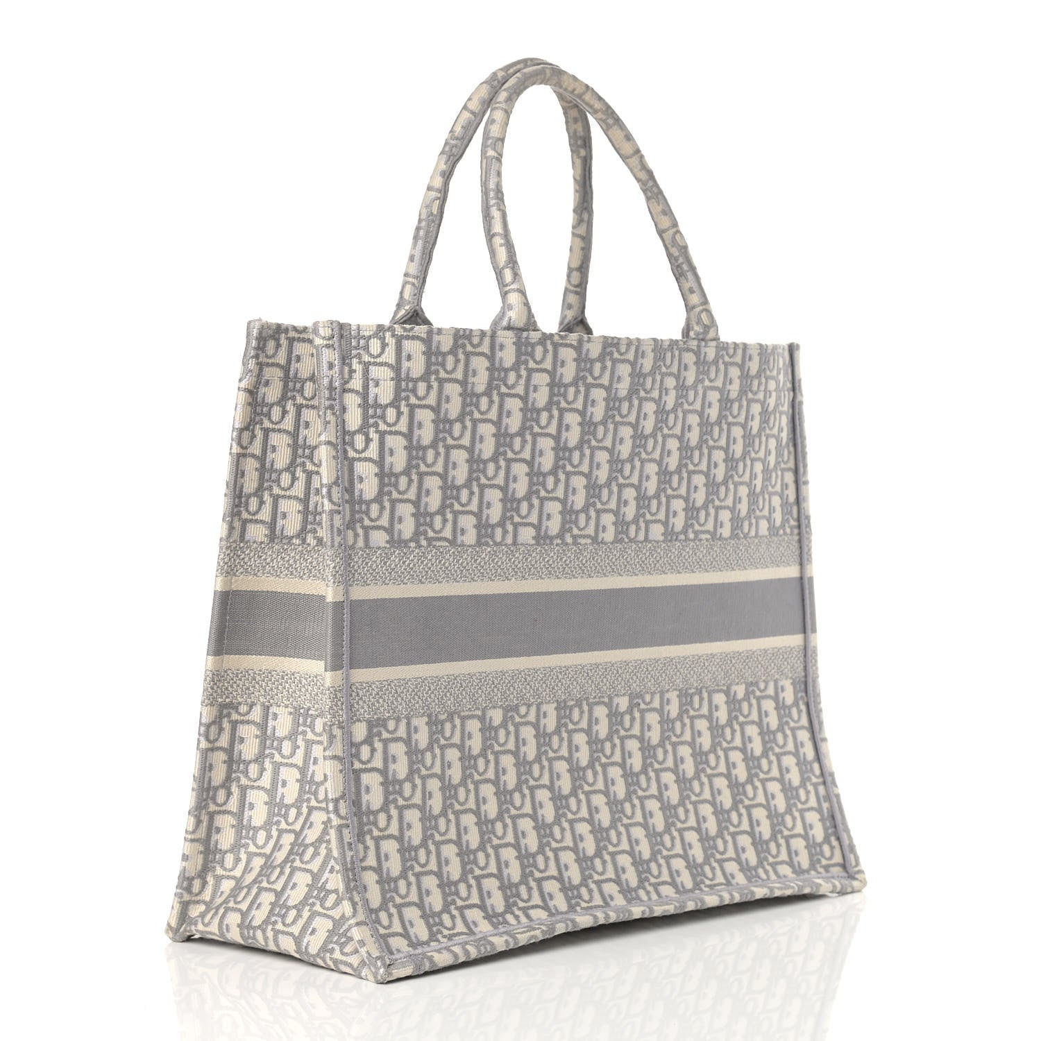 Christian Dior Oblique Large Book Tote Grey 3 of 11