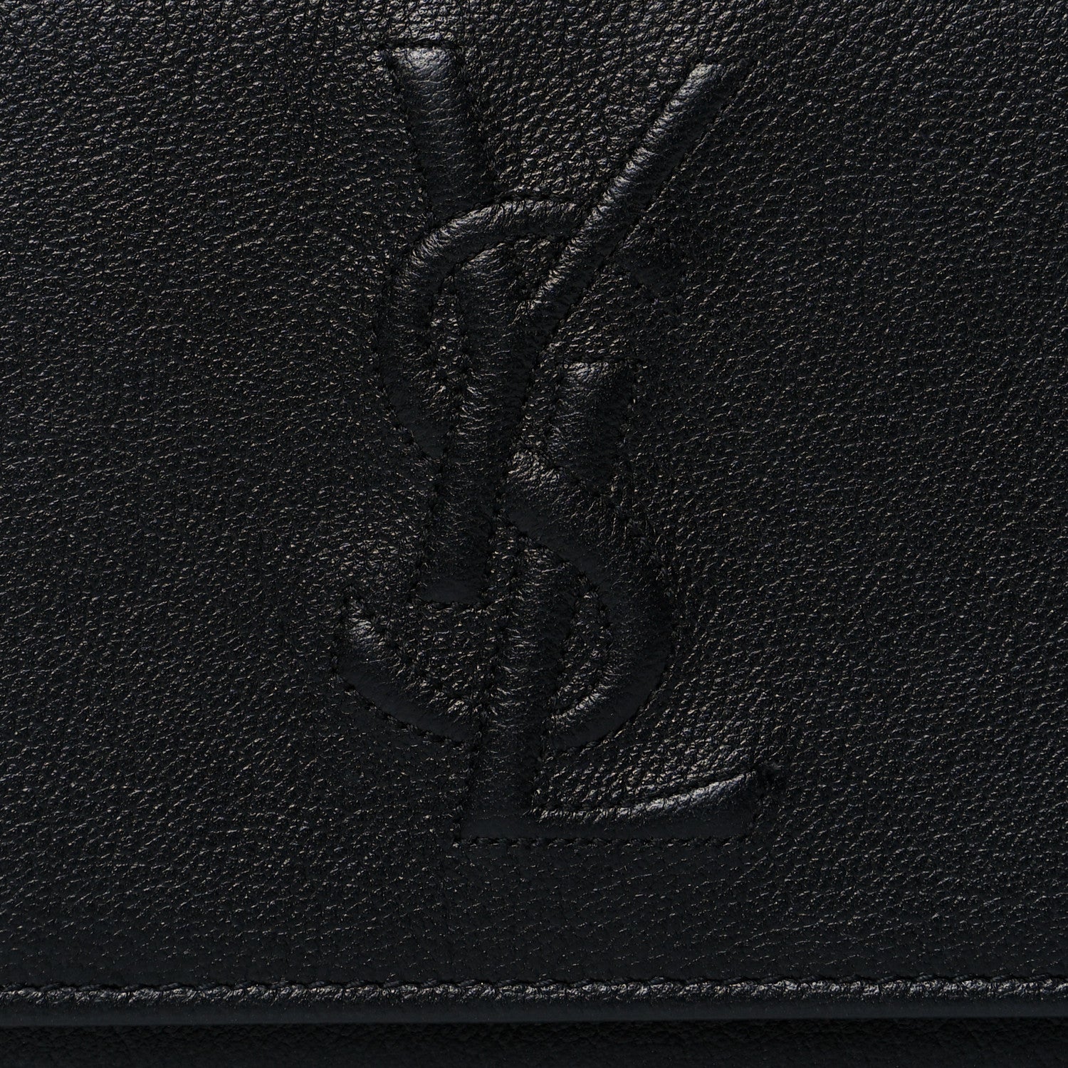 Saint Laurent Chevre Belle De Jour Flap Wallet Black 8 of 8