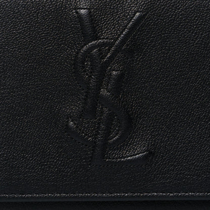 Saint Laurent Chevre Belle De Jour Flap Wallet Black 8 of 8