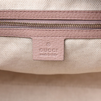 Gucci Pebbled Calfskin Small Soho Top Handle Bag Light Pink 6 of 11
