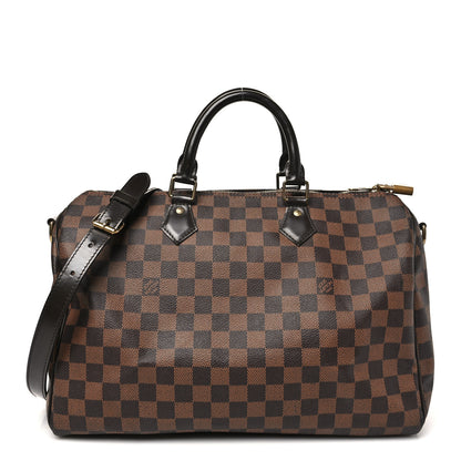 Louis Vuitton Damier Ebene Speedy Bandouliere 35 1 of 10