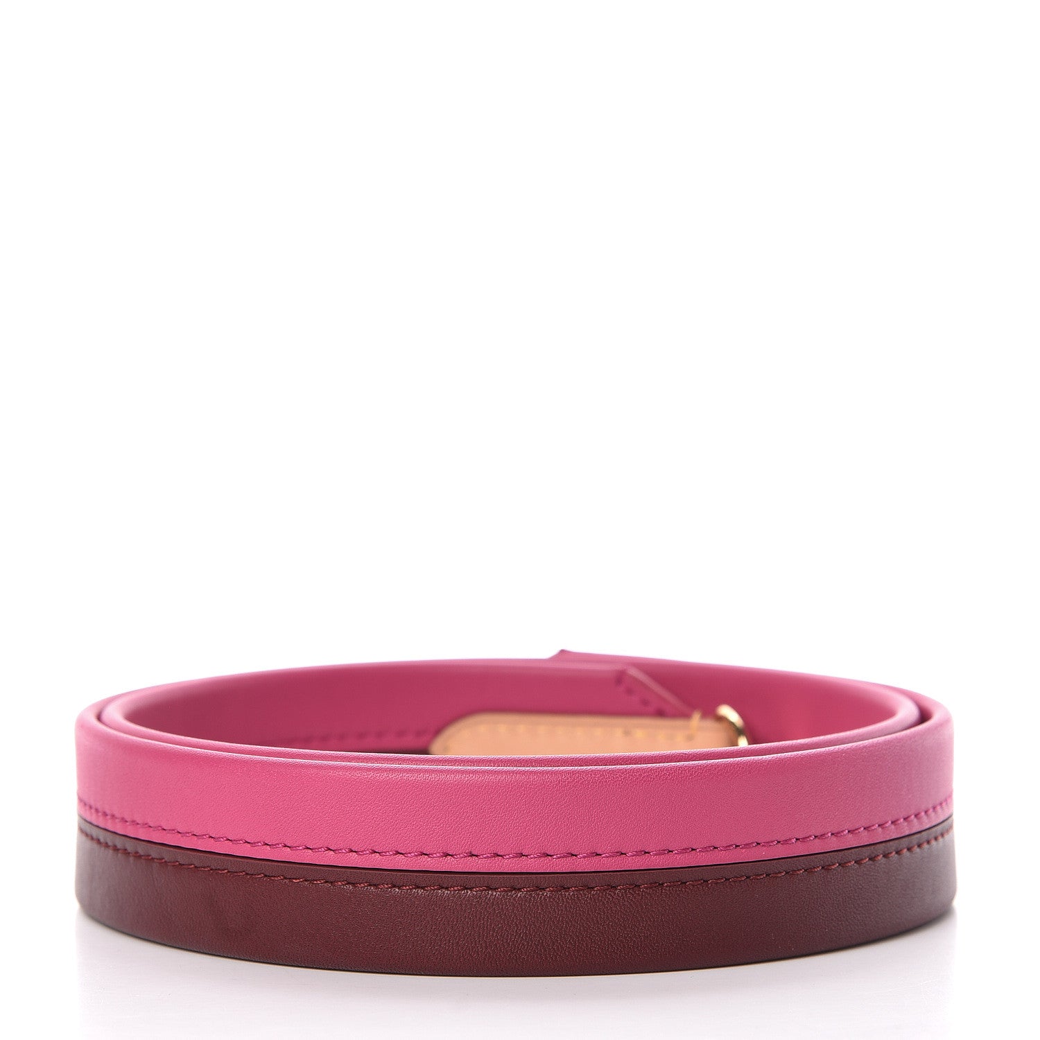 Louis Vuitton Calfskin Cluny BB Shoulder Strap Bordeaux Fuchsia 2 of 3