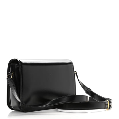 Celine Shiny Calfskin Medium Triomphe Black 3 of 9