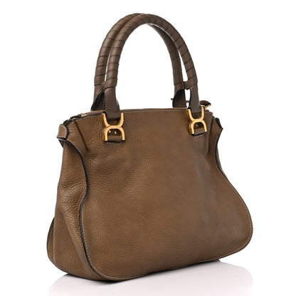 Chloe Calfskin Medium Marcie Satchel Nut 2 of 13