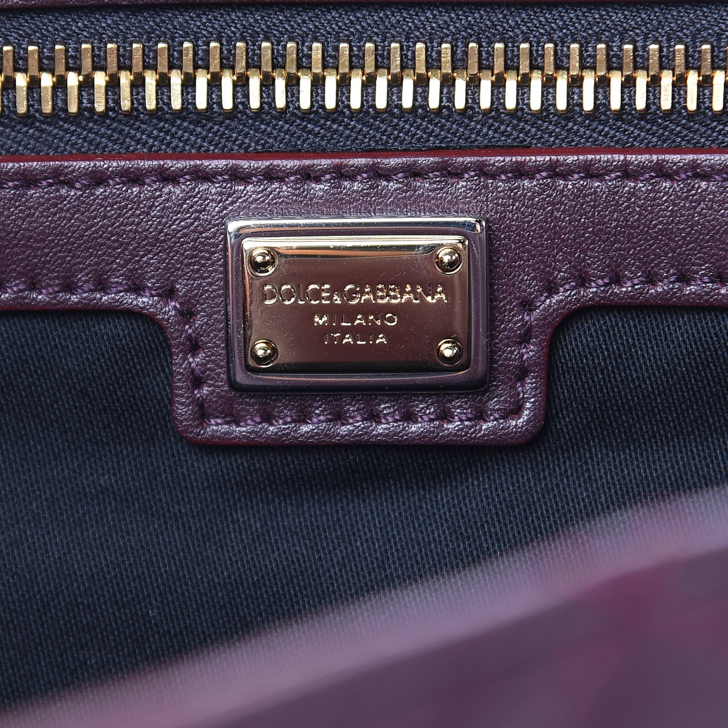 Dolce & Gabbana Lambskin Quilted Kate Shoulder Bag Burgundy 6 of 13