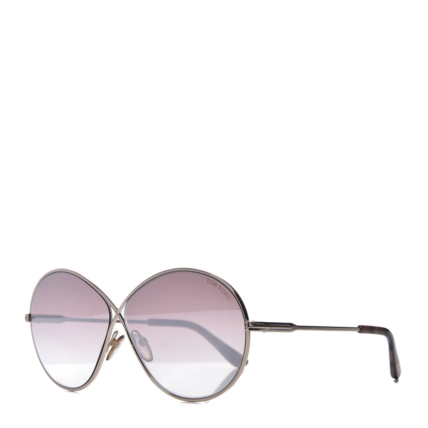Tom Ford Rania-02 Oval Sunglasses TF564 Light Gold 1 of 8