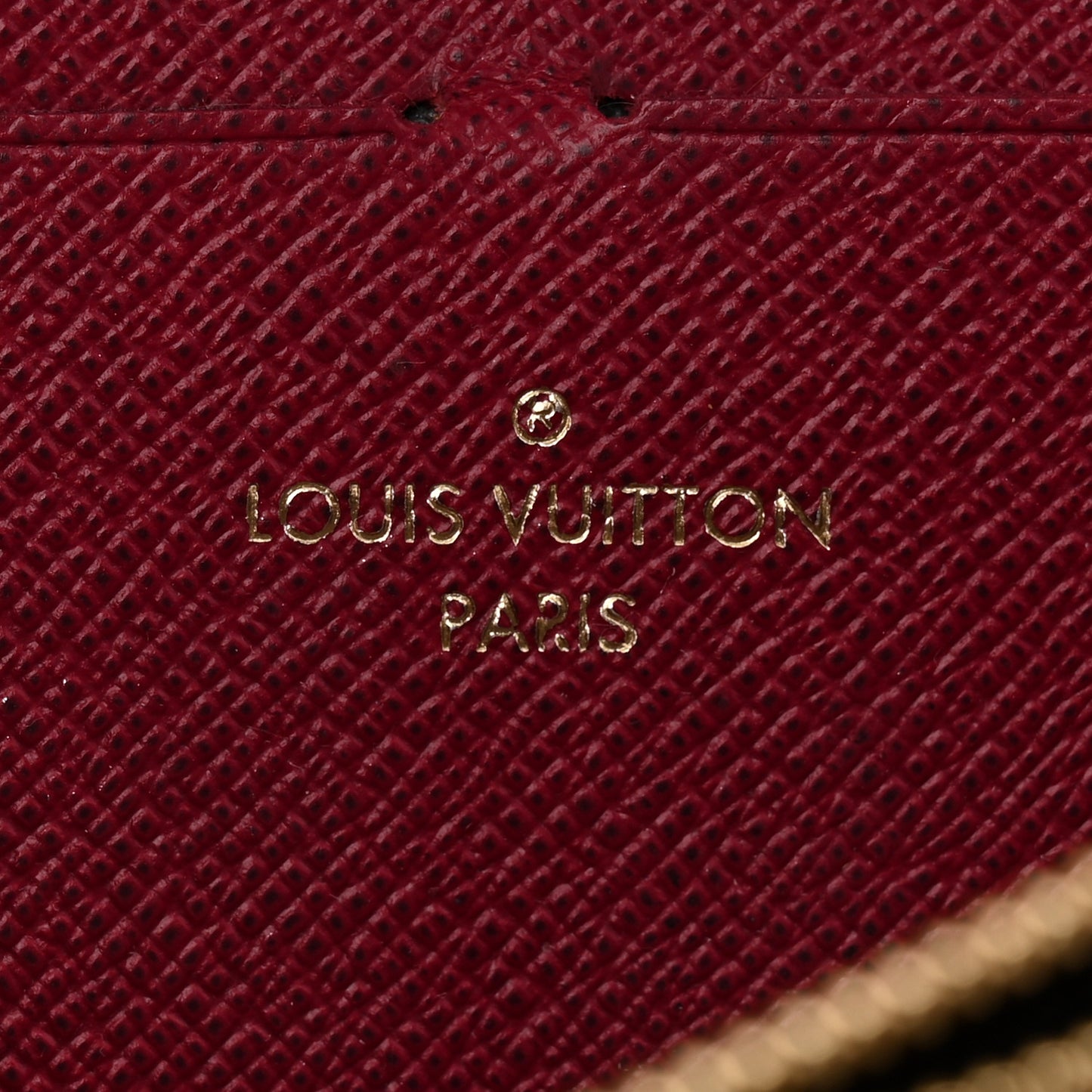 Monogram Clemence Wallet Fuchsia