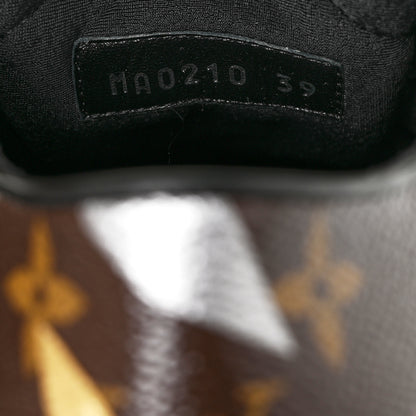 Louis Vuitton X LOL Monogram Calfskin Beaubourg Platform Derby Shoes 39 Gold Silver 9 of 9