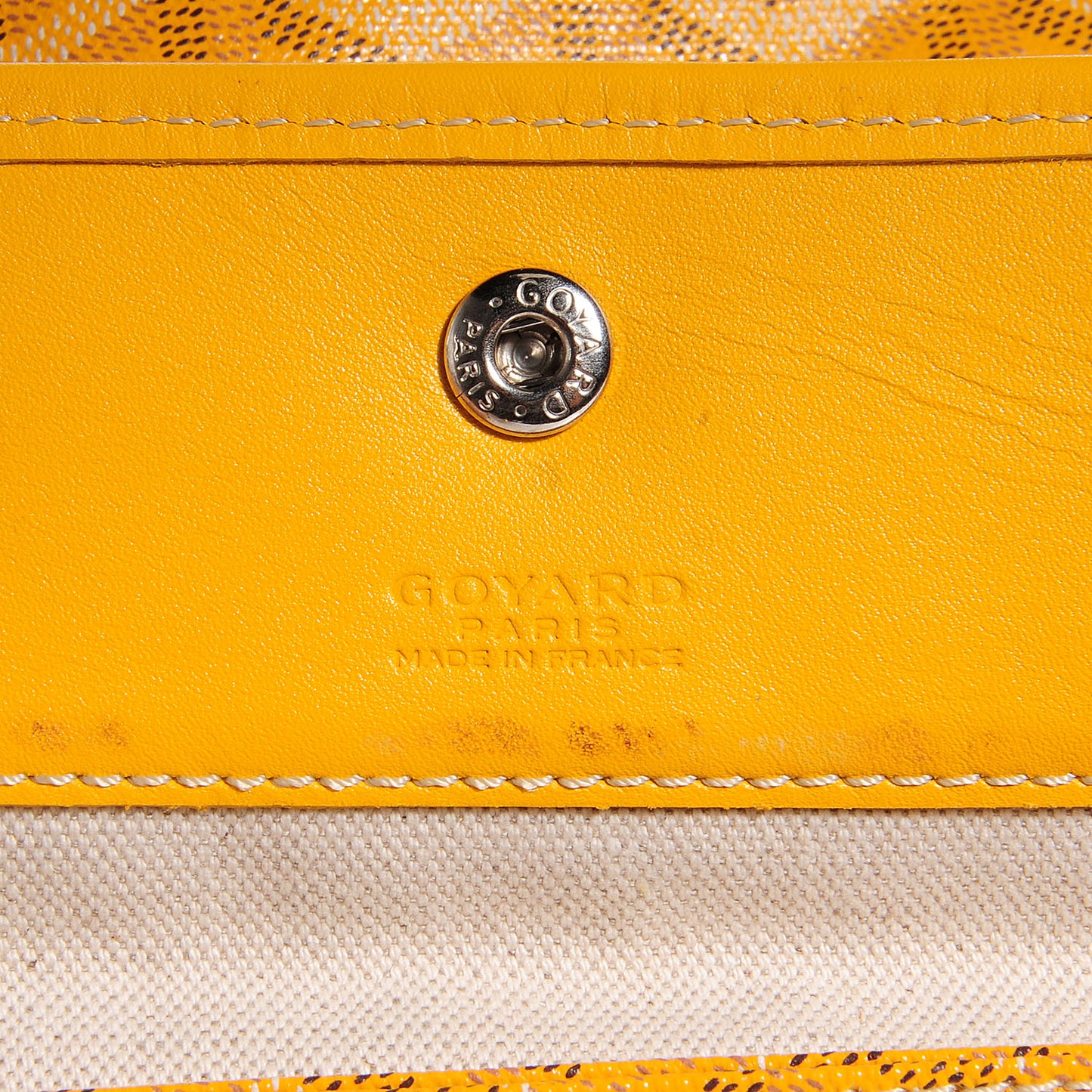 Goyardine Saint Louis PM Yellow