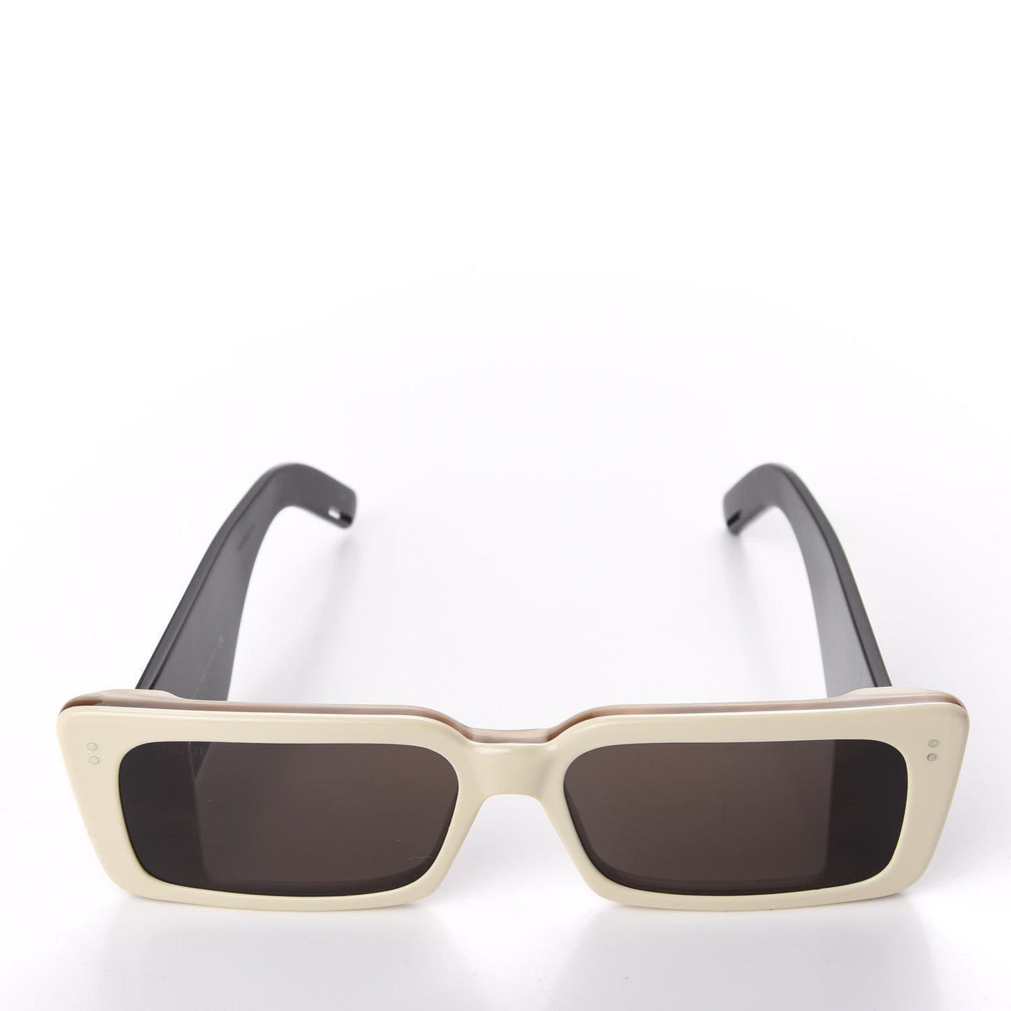 Acetate Rectangular Flap GG0543S Sunglasses White Black