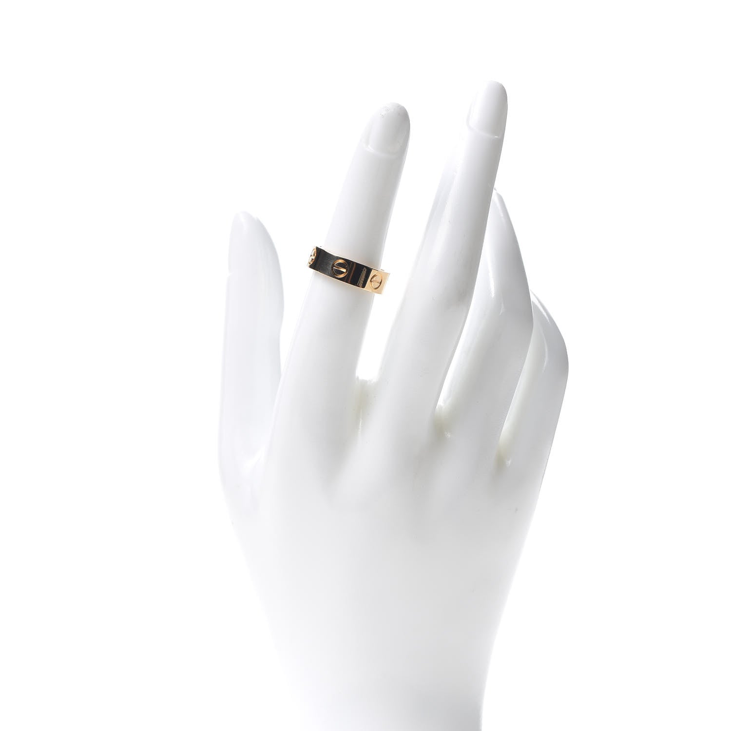 Cartier 18K Yellow Gold 5.5mm LOVE Ring 51 5.75 2 of 5