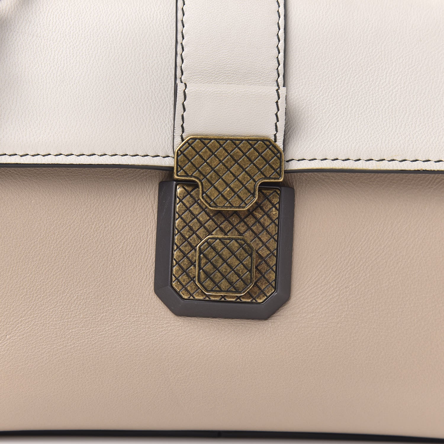 Bottega Veneta Nappa Multicolor Mini Piazza Bag Mink 9 of 9