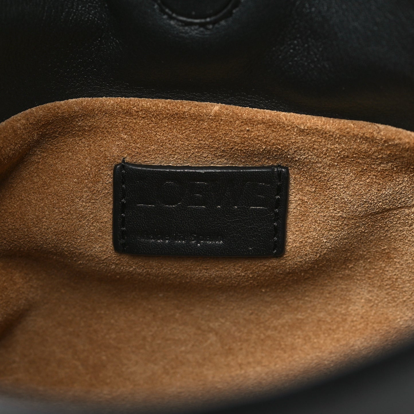 Calfskin Mini Flamenco Knot Clutch Black