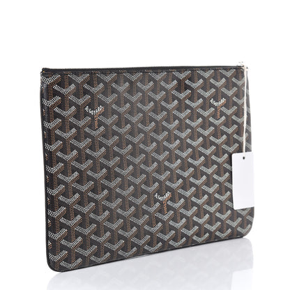 Goyard Goyardine Senat Pochette MM Black 3 of 8