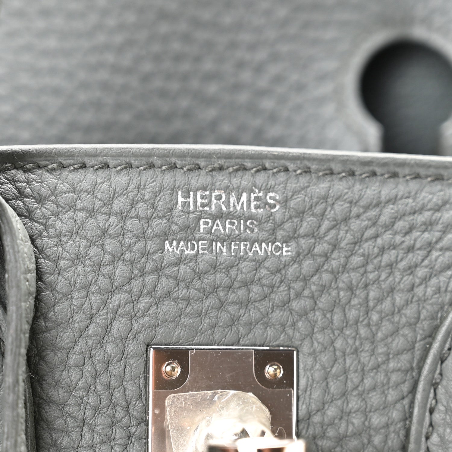 Hermes Togo Birkin 25 Vert Amande 6 of 11