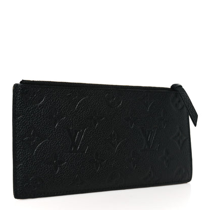 Louis Vuitton Empreinte Felicie Chain Wallet Zippered Insert Black 3 of 11