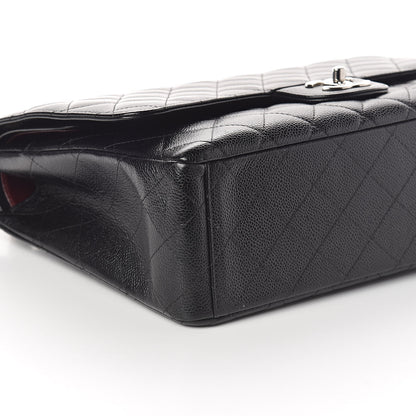 Chanel Caviar Quilted Maxi Double Flap Black 8 of 9