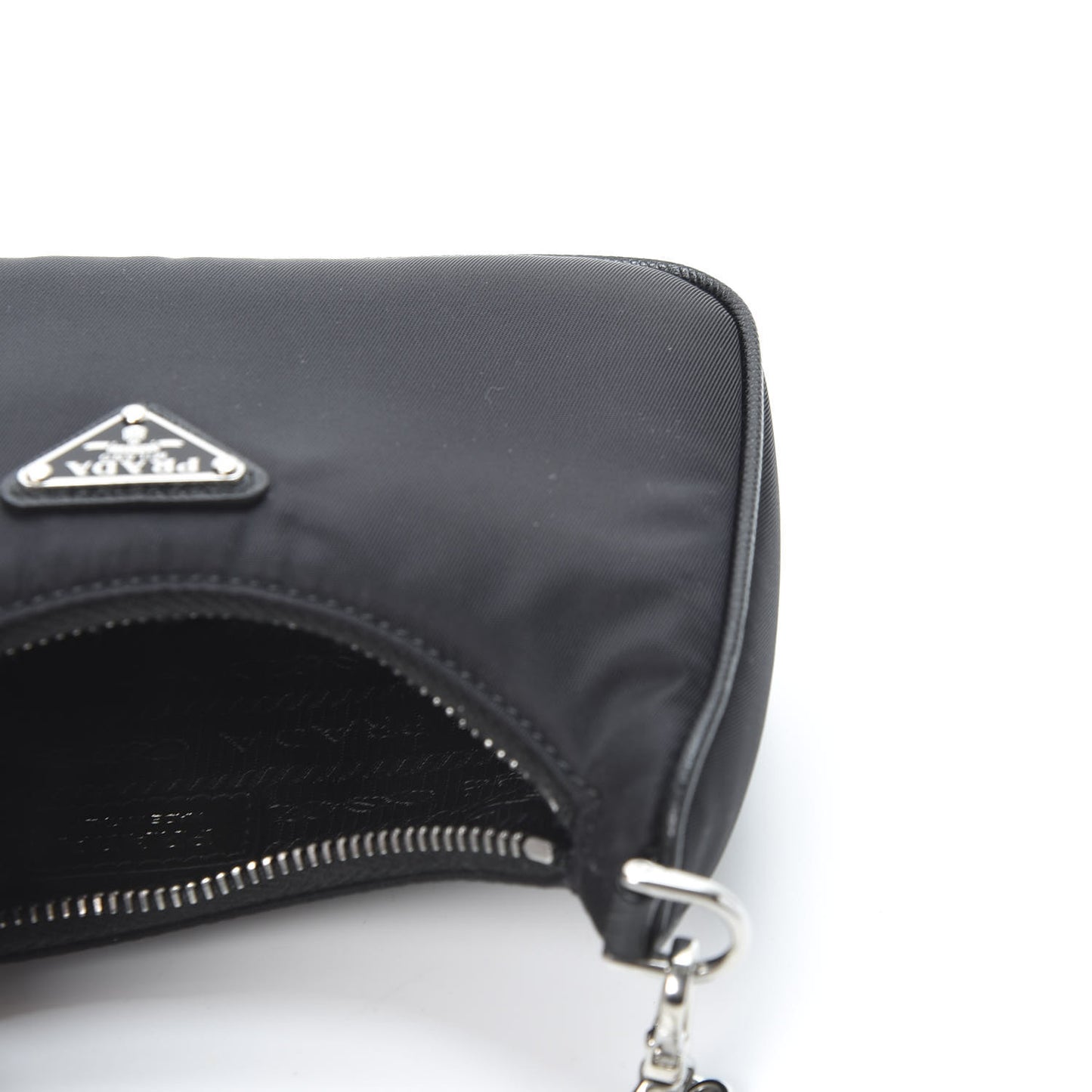 Tessuto Nylon Mini Re-Edition 2000 Shoulder Bag Black