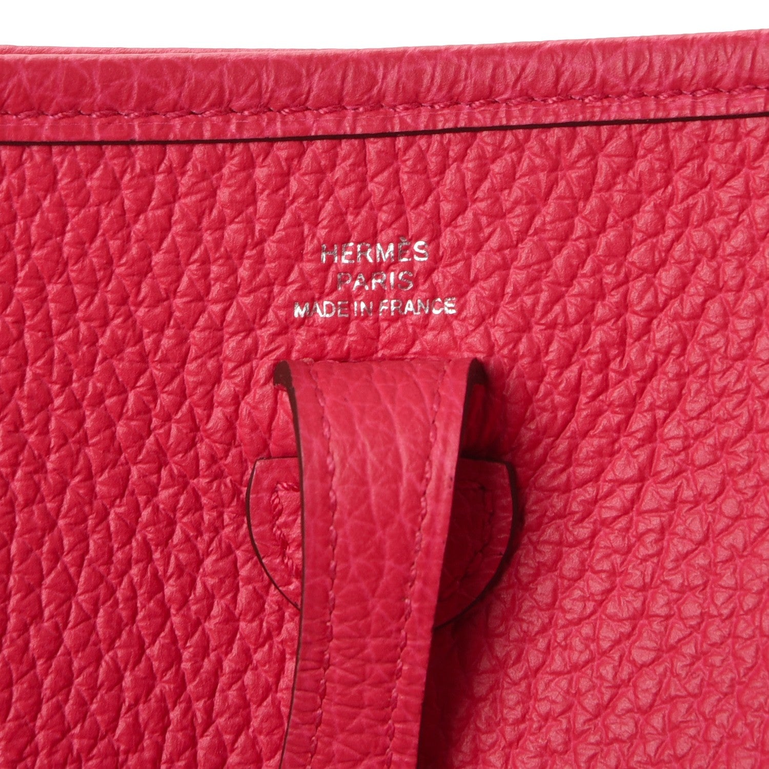 Hermes Taurillon Clemence Evelyne TPM Rose Extreme 6 of 8