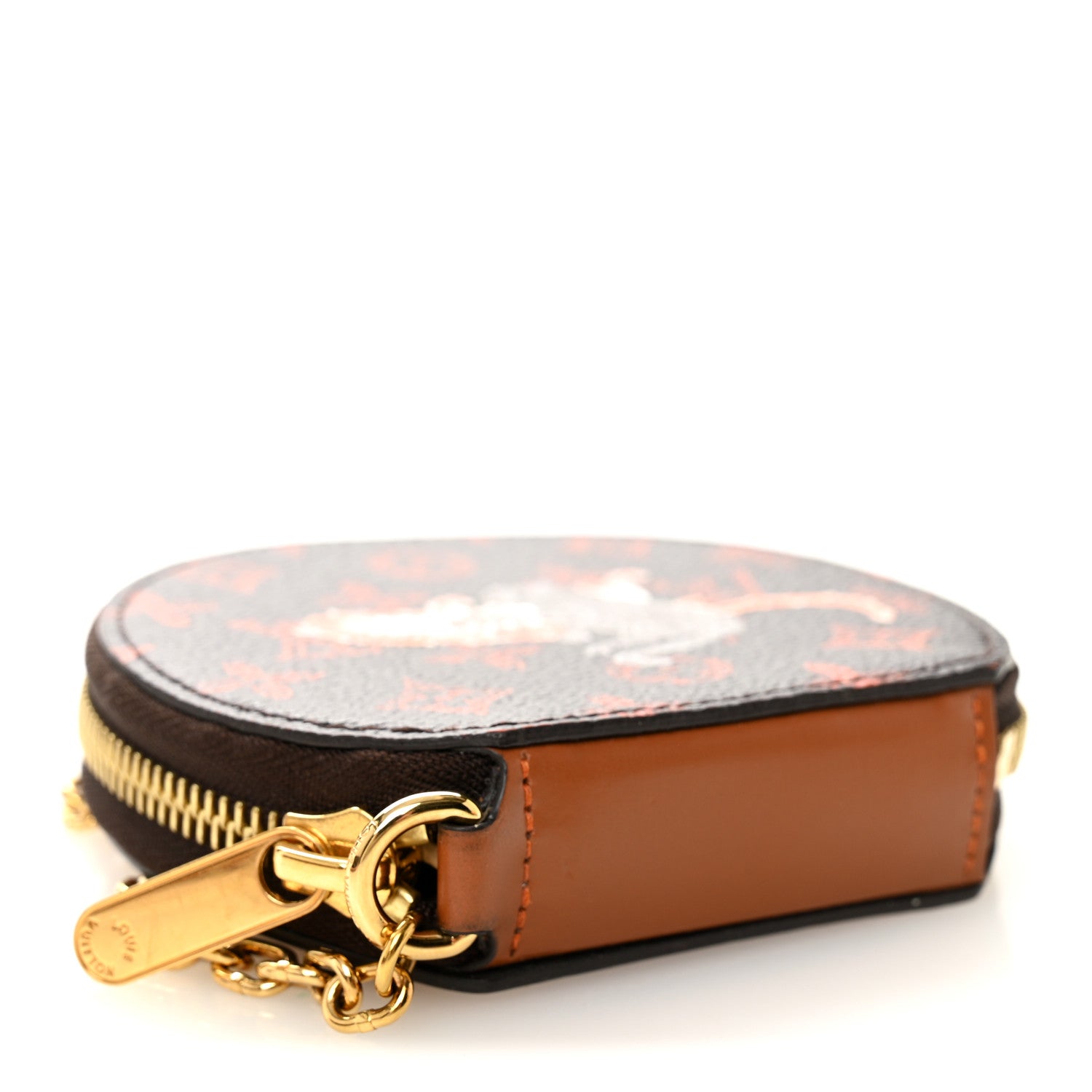 Louis Vuitton Calfskin Catogram Micro Boite Chapeau Marron 4 of 6