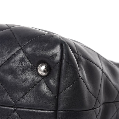Chanel Calfskin Quilted Large Shopping In Chains Tote Black 12 of 12