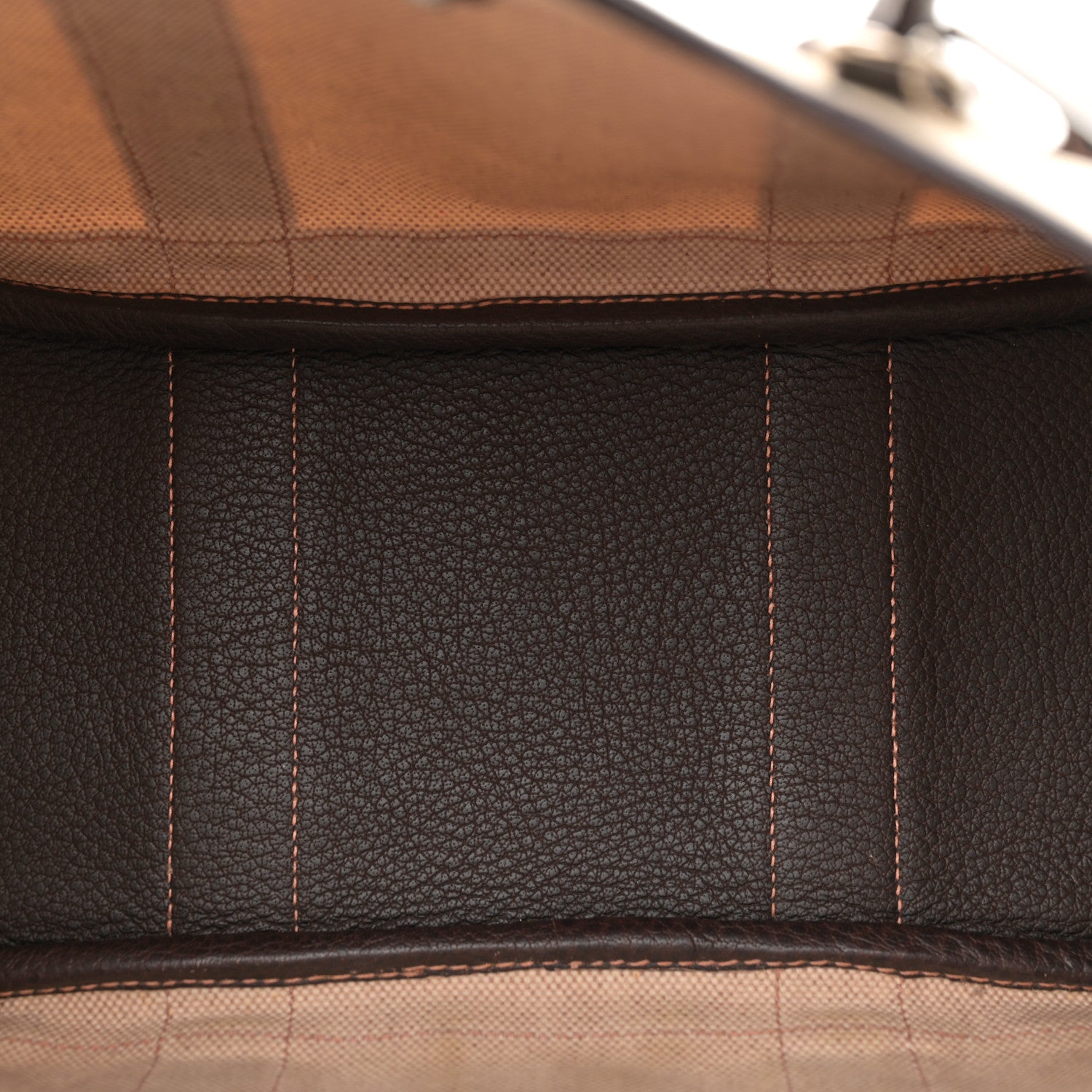 Hermes Buffle Skipper Toile Garden Party 30 TPM Marron Fonce 5 of 13