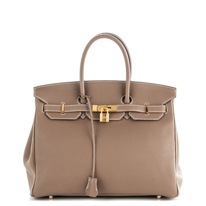 Hermes Togo Birkin 35 Etoupe 1 of 20