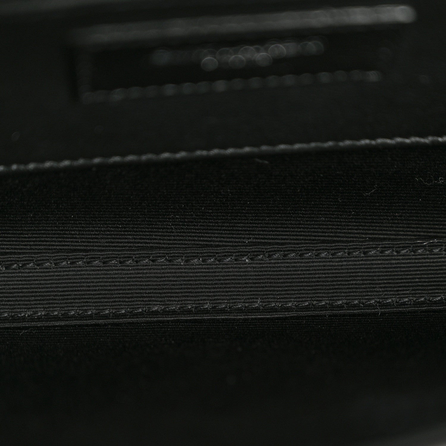 Saint Laurent Patent Cassandre Tassel Clutch Black 5 of 8