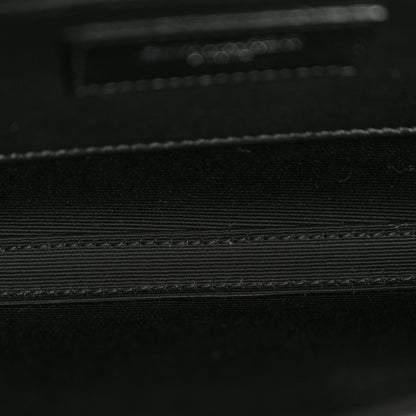 Saint Laurent Patent Cassandre Tassel Clutch Black 5 of 8